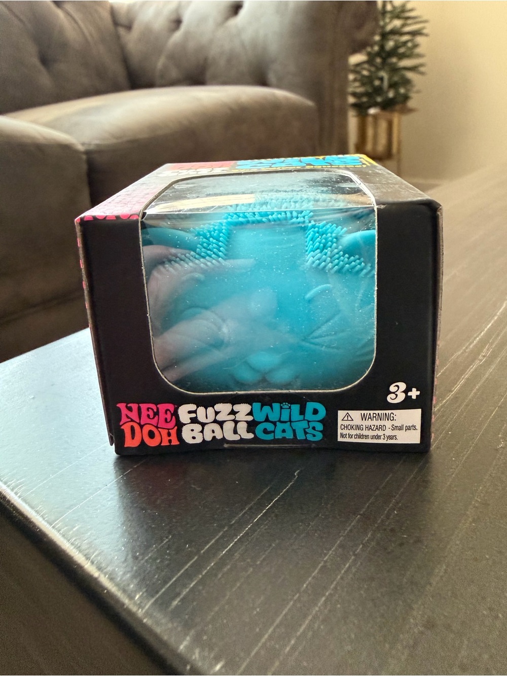 Needoh “Wild Cats” Fuzz Ball: Blue